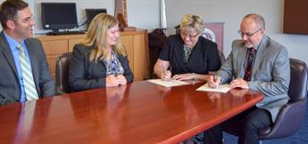 Social Work Agreement Signing