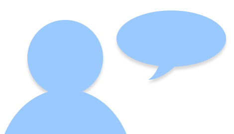 icon with talk cloud